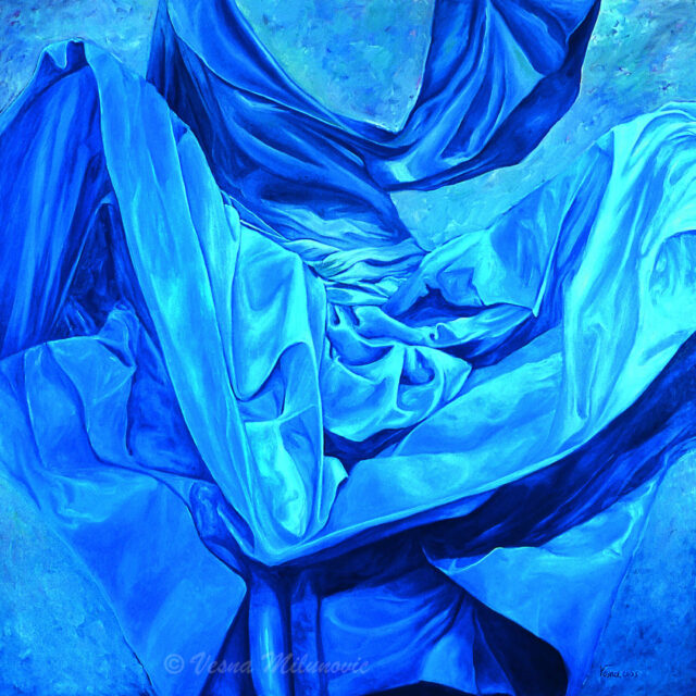 Half Dream and half Ice, 150x150 cm - Vesna Milunovic