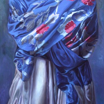 Embraced by the blue, 150x120 cm - Vesna Milunovic